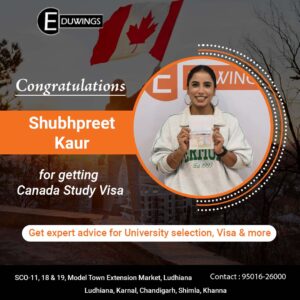 Shubhpreet Kaur(Canada study visa)